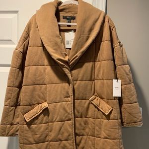 Forever 21 Long Quilted Jacket